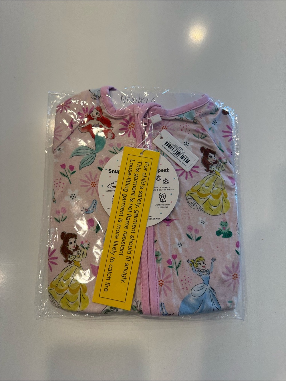 Little Sleepies OG Disney Princess Zip Pajama